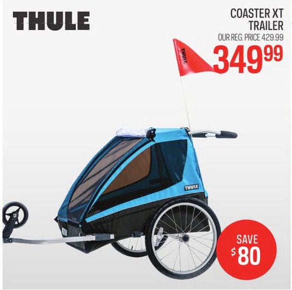 thule bike trailer sport chek