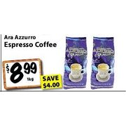 Ara Azzuro Espresso Coffee - $8.99 ($4.00 off)