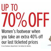 Women's Footwear - Up to 70% off