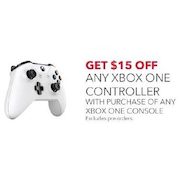 Any Xbox One Controller w/ Purchase of Any Xbox One Console - $15.00 off
