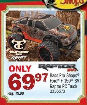 bass pro shop raptor rc truck