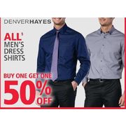 Denver Hayes All Men's Dress Shirts - BOGO 50% off