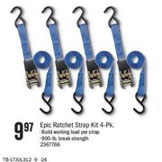 Epic Ratchet Strap Kit - $9.97