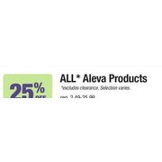 All Aleva Products - 25% off