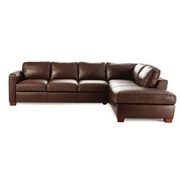 Natuzzi Editions Trieste III 117" Leather Sectional Sofa - $2249.00 (55% off)