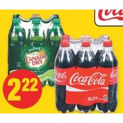 Coca-Cola or Canada Dry Soft Drinks - $2.22