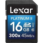 Lexar Class 10 Platinum II 300x SD Cards - 16GB - $11.29 ($7.00 off)