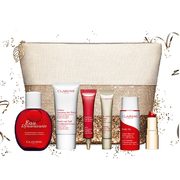 Clarins Birthday Sale: FREE 7-Piece Gift With $100 Purchase + 3 FREE Samples & FREE Shipping!