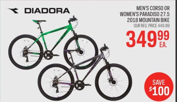 diadora paradiso 27.5 women's mountain bike