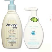 Aveeno, Desitin or Live Clean Baby Accessories - 20% off