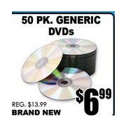 Generic DVDs - $6.99