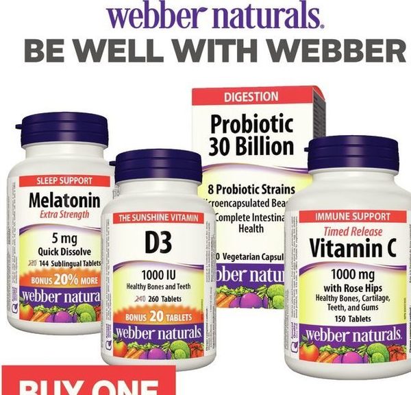 Rexall Webber Naturals Vitamins Minerals Or Supplements