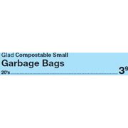 Glad Compostable Small Garbage Bags - $3.99