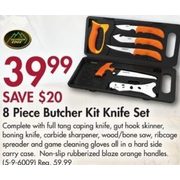 Outdoor Edge 8 Piece Butcher Kit Knife Set - $39.99 ($20.00 off)