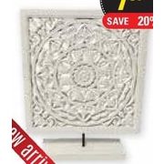 Table Decor Carved White - $7.97 (20% off)