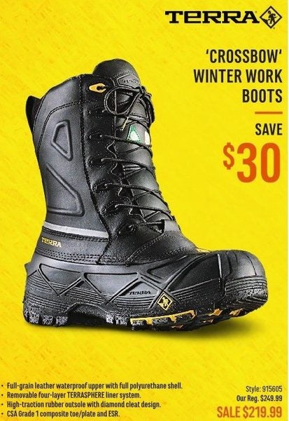 terra winter work boots