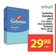 Intuit TurboTax Standard 2019 - $29.98