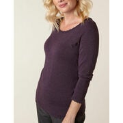 Purple Scallop Edge Sweater - $14.99 ($5.00 Off)