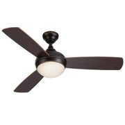 Harbour Breeze 44" 3-Blade Sauble Beach Oil-Rubbed Bronze Ceiling Fan With Remote - $159.20 (20% off)