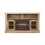 Canvas Hanover Media Console Electric Fireplace  - $499.99 (40% off)