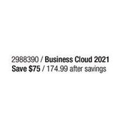 Sage 50 Business Cloud 2021  - $174.99 ($75.00 off)