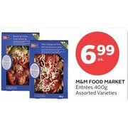 M&M Food Market Entrees - $6.99
