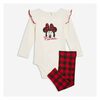 Disney Minnie Mouse Bodysuit & Pant Set In Ivory - $14.94 ($9.06 Off)