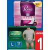 Depend Underwear or Poise Pads - $17.99