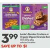 Annie's Bunnies Crackers Or Organic Dipped Granola Bars - $3.99 (Up to $1.00 off)