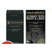 Nugenix, Herbamax Capsules or Tablets for Men - $39.99