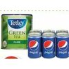 Tetley Tea or Pepsi Mini Cans - 2/$7.00