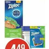 Ziploc Food Storage Bags or Containers  - $4.49