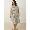 Sleeveless Linen Blend Dress With Smocking Details - $34.00 ($50.99 Off)