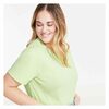 Women+ Crew Neck Organic Cotton Tee In Lime Green - $7.94 ($4.06 Off)