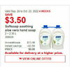 Softsoap Soothing Aloe Vera Hand Soap - $9.99 ($3.50 off)