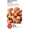 Natural Supreme Almonds - $1.59/10g (15% off)
