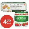 PC Free-Run Eggs or Danone Activia Yogurt - $4.79