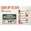 Games and Crafts - Up to 25% off