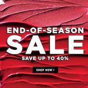 Sephora.com End-of-Season Sale, Up to 40% Off + 3% Cash Back From RedFlagDeals.com